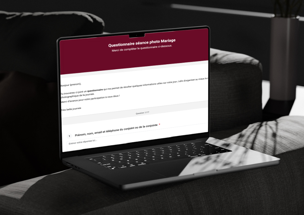 Questionnaire de préparation mariage