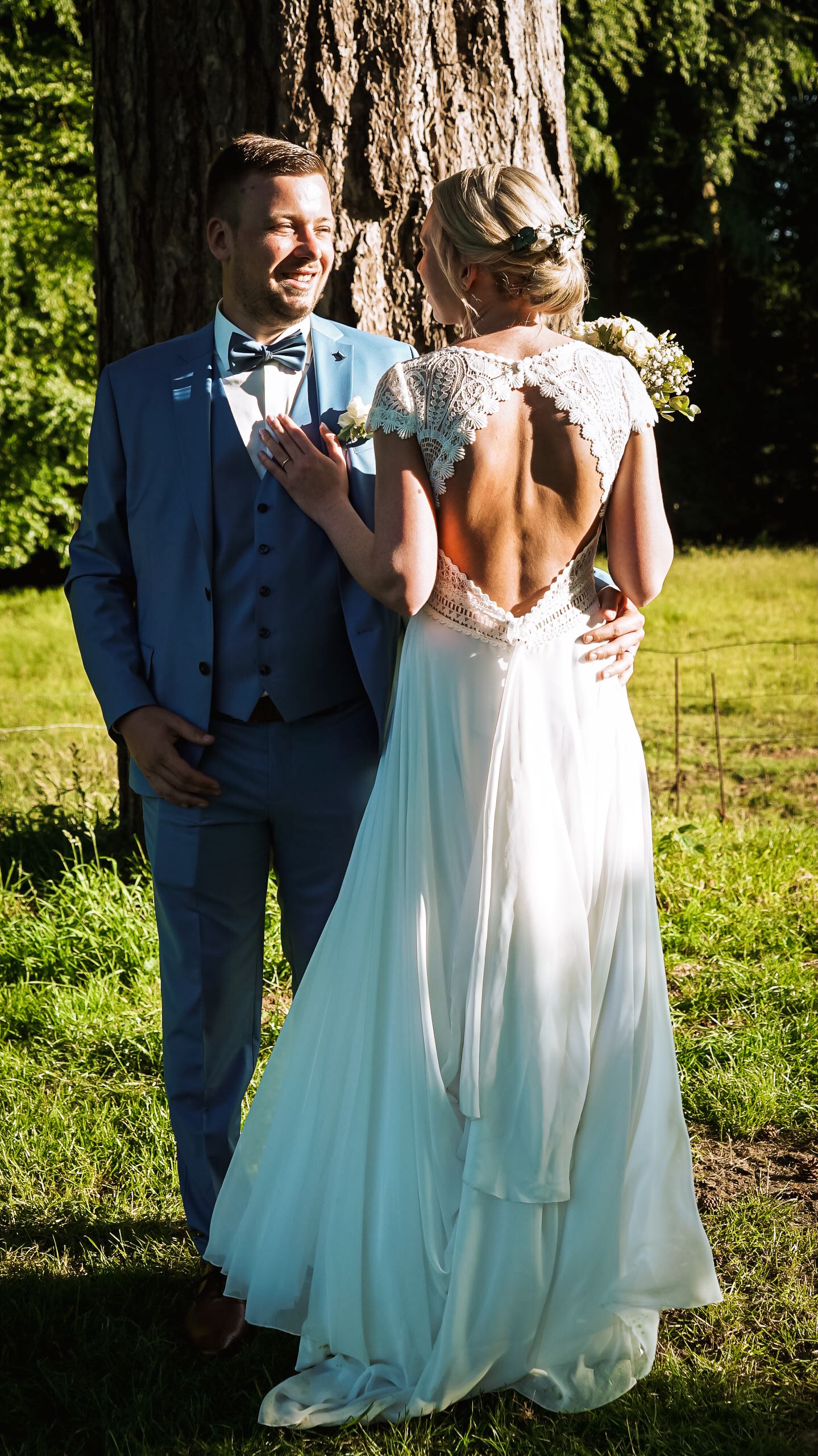 Photo de mariage, couple photographié par Chloé Cabanes