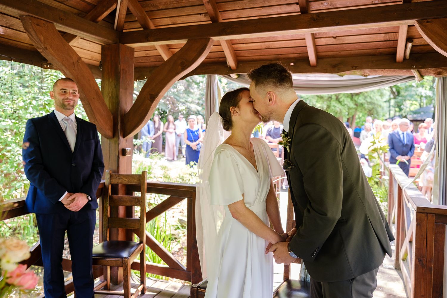 Ceremonia ślubna, Nowa Łania Park Śląski Chorzów. Ślub plenerowy.