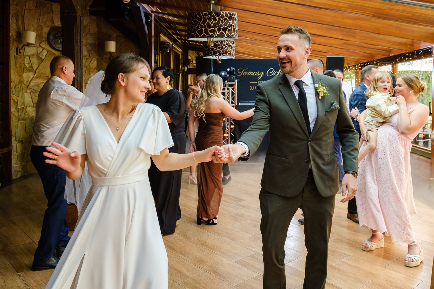 Pierwszy taniec Pary Młodej. Wesele Nowa Łania.
