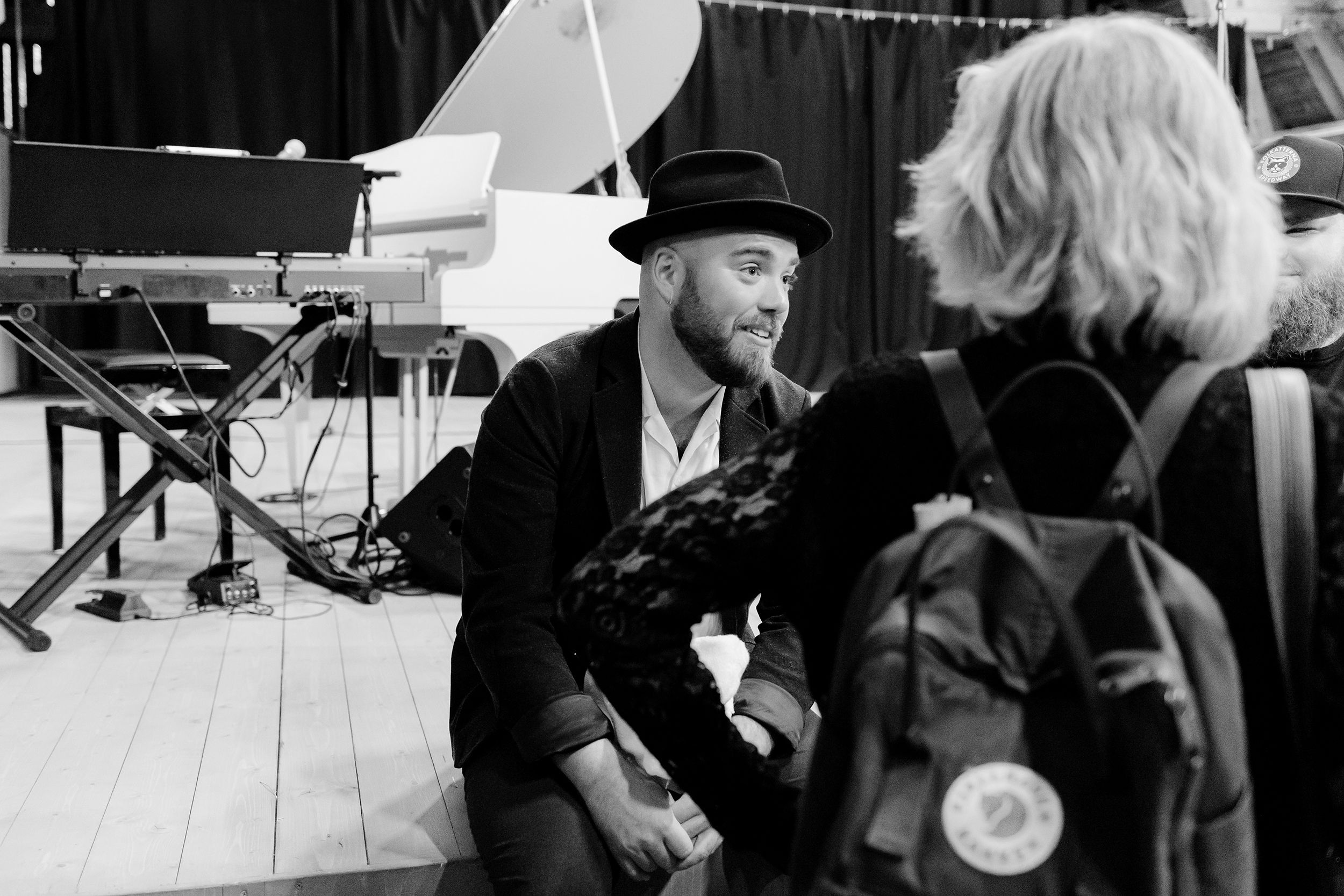 Emmi Christenssons konsert på Borgviks Gård tillsammans med  Jonatan Bengtsson. Fotograf Rebecca Nordin.
