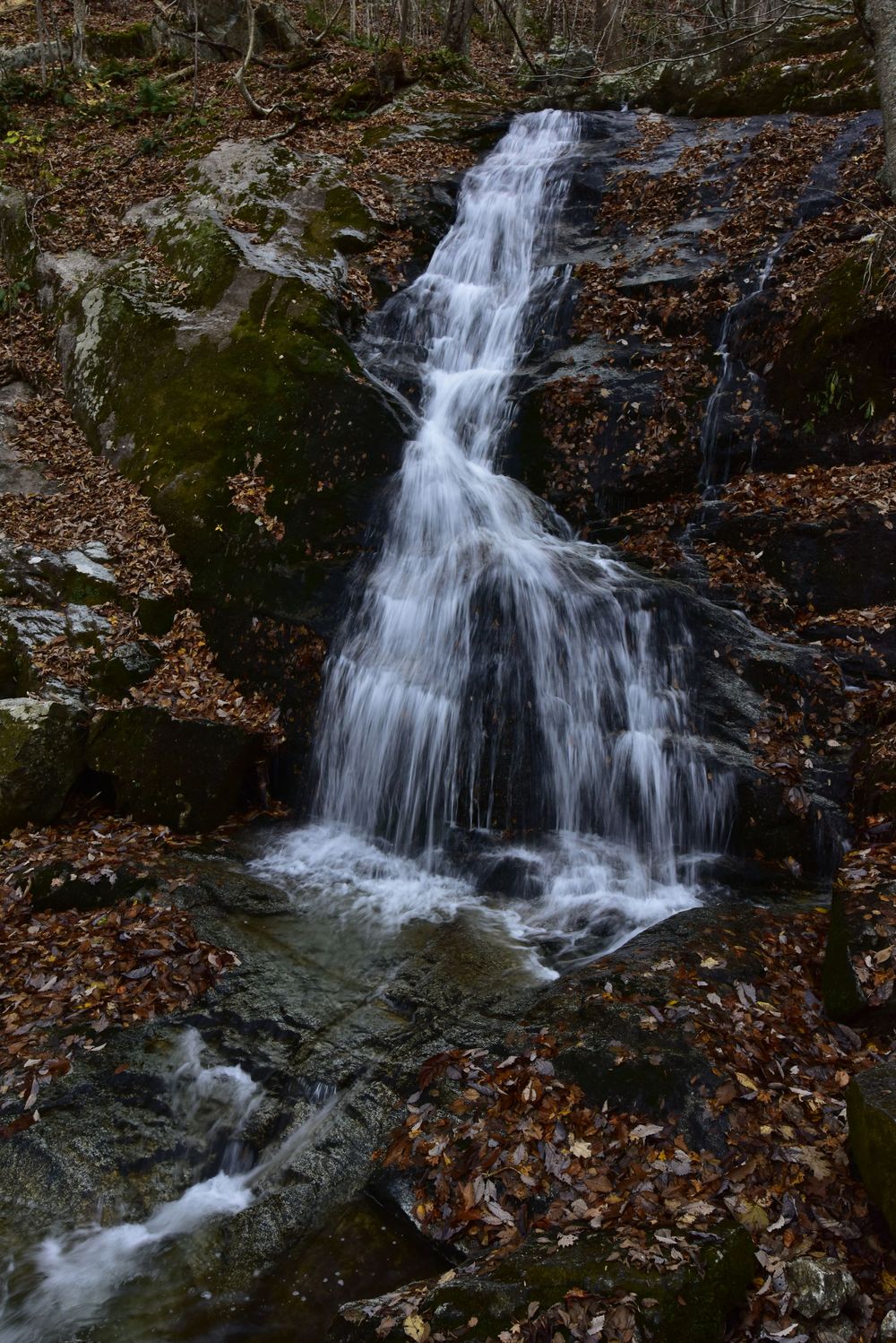 Crabtree Falls located near Montebello Virginia and the Blue Ridge Parkway