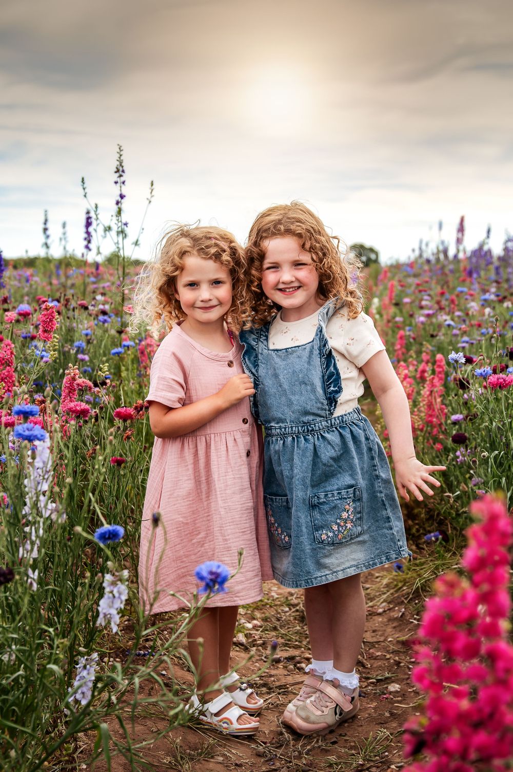 flower field photoshoot by kara jade photography