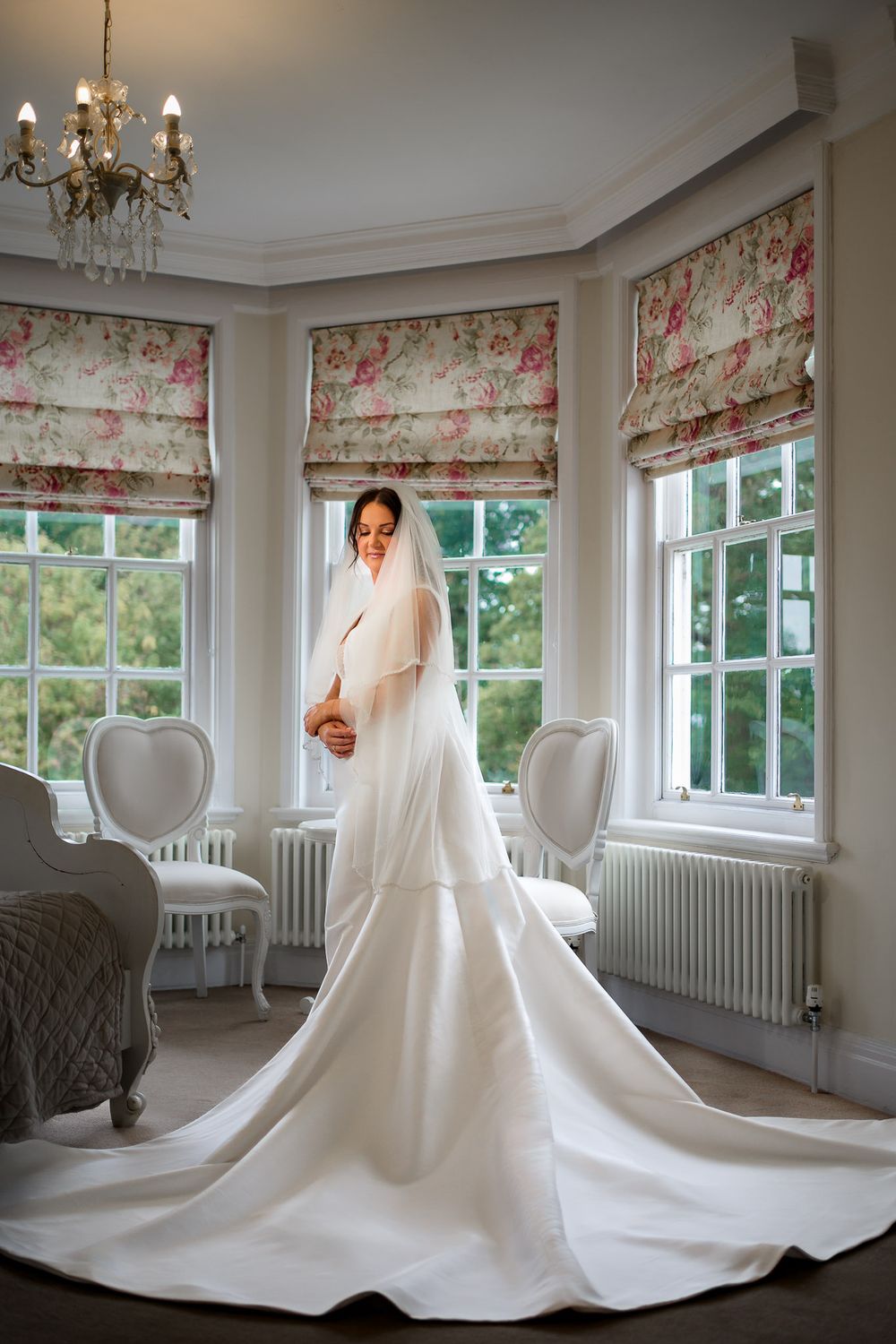 Bridal details hair and makeup wedding morning Kelham House