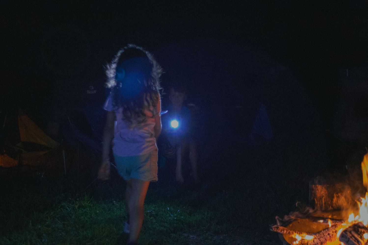 camping photoshoot
