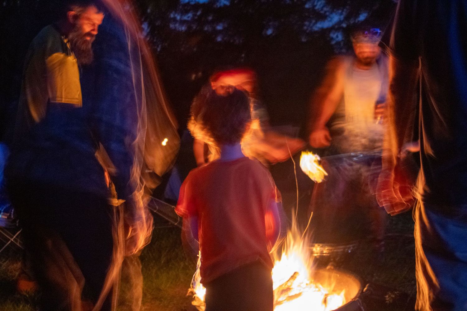 camping photoshoot