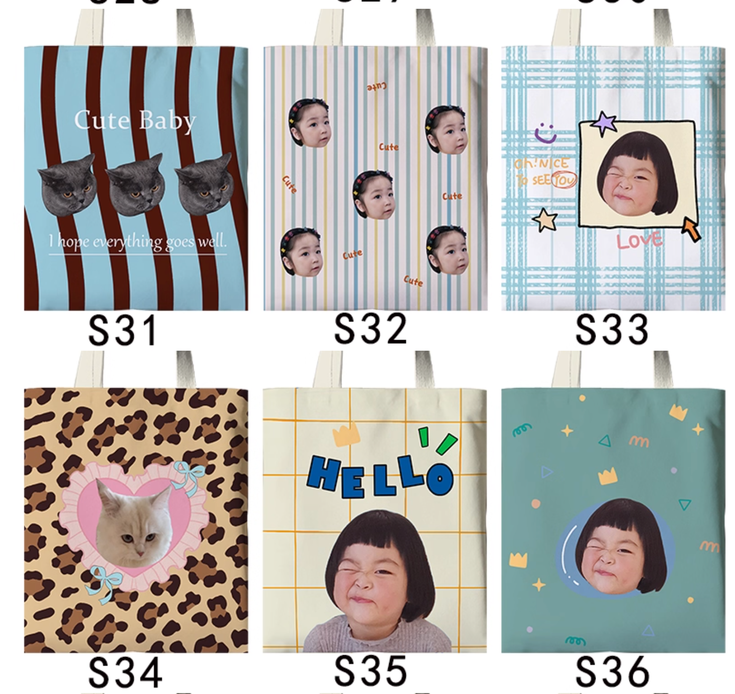 Three cute sock monkeys hanging from strings create a playful pattern on striped wallpaper.