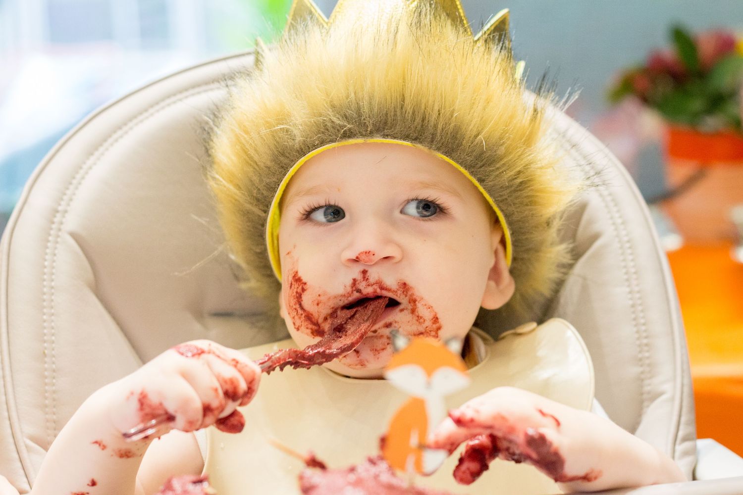 Birthday boy. First birthday party in Dorado, Puerto Rico.