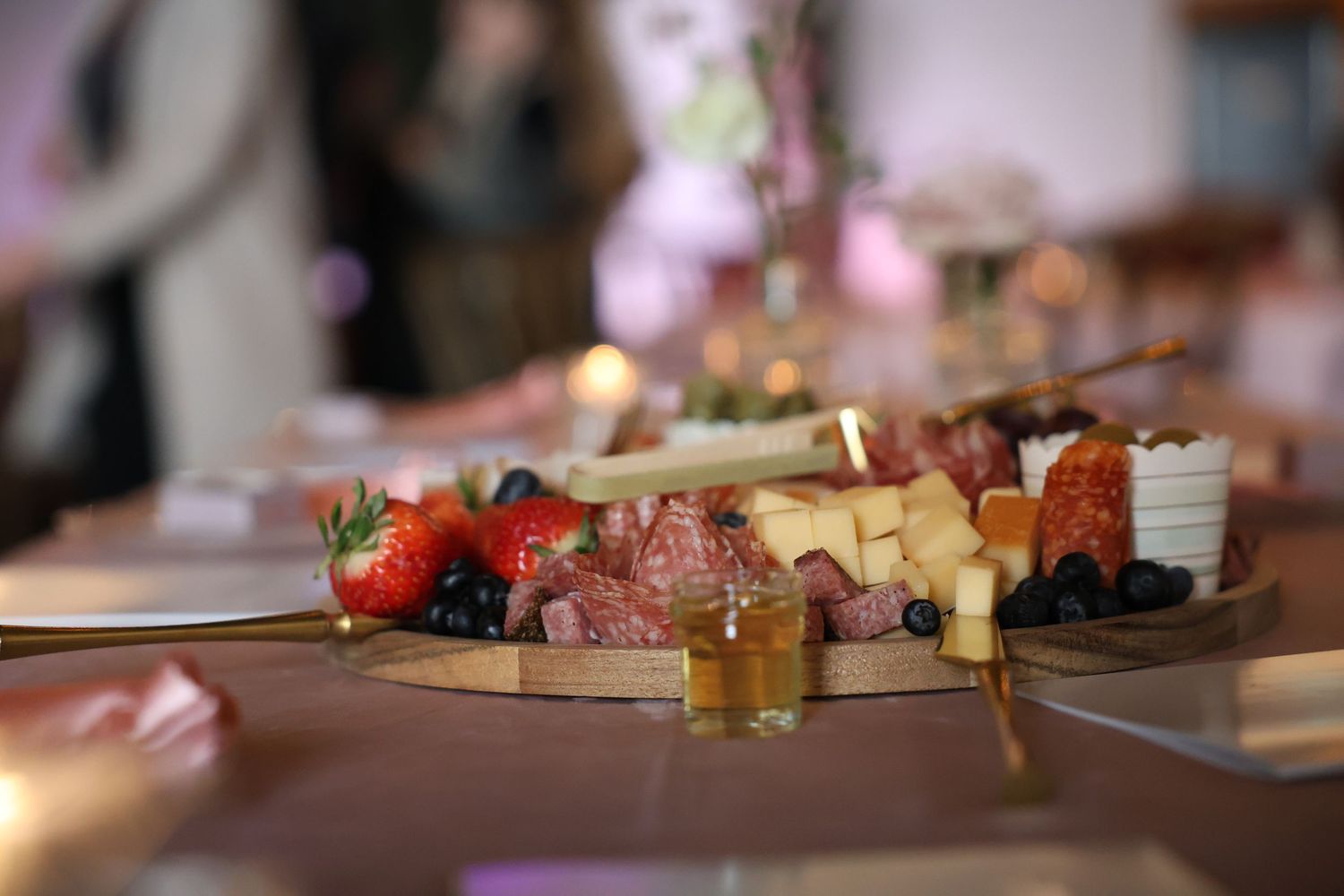 a beautiful table setting at an event