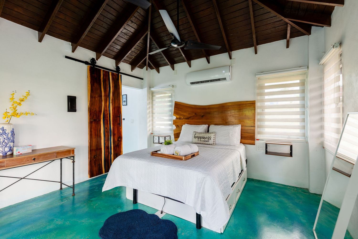 Bedroom. Beach house in Vega Baja, Puerto Rico.