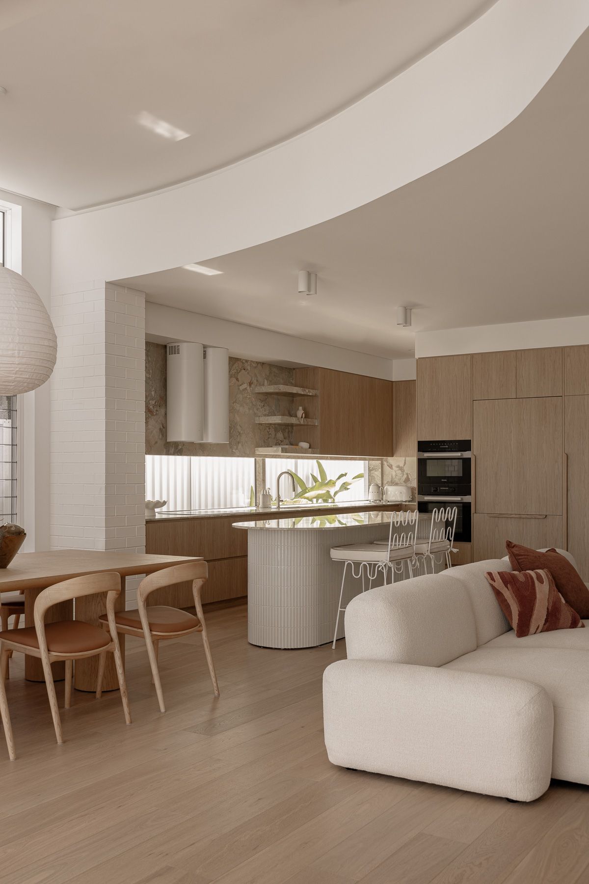 Contemporary residential architecture photographed for luxury duplex project in Miranda, Sutherland Shire.