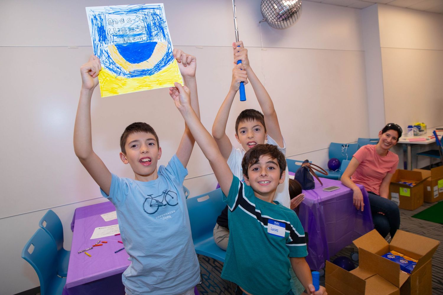 Los Angeles kids party photography laughing children