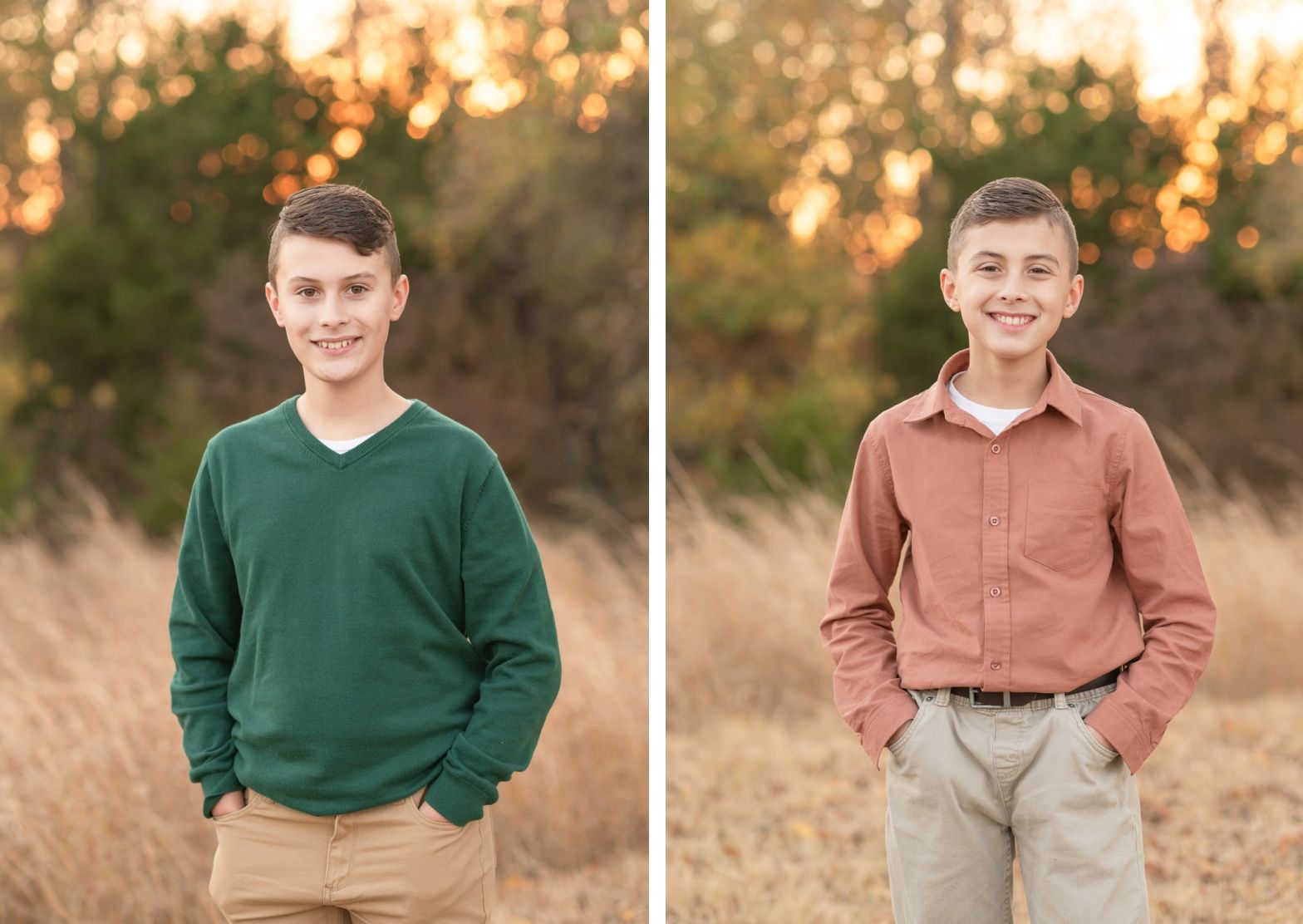 Family of Seven Fall Portrait Session at Private Residence by Bartlesville Family Photographer Kristi Bray