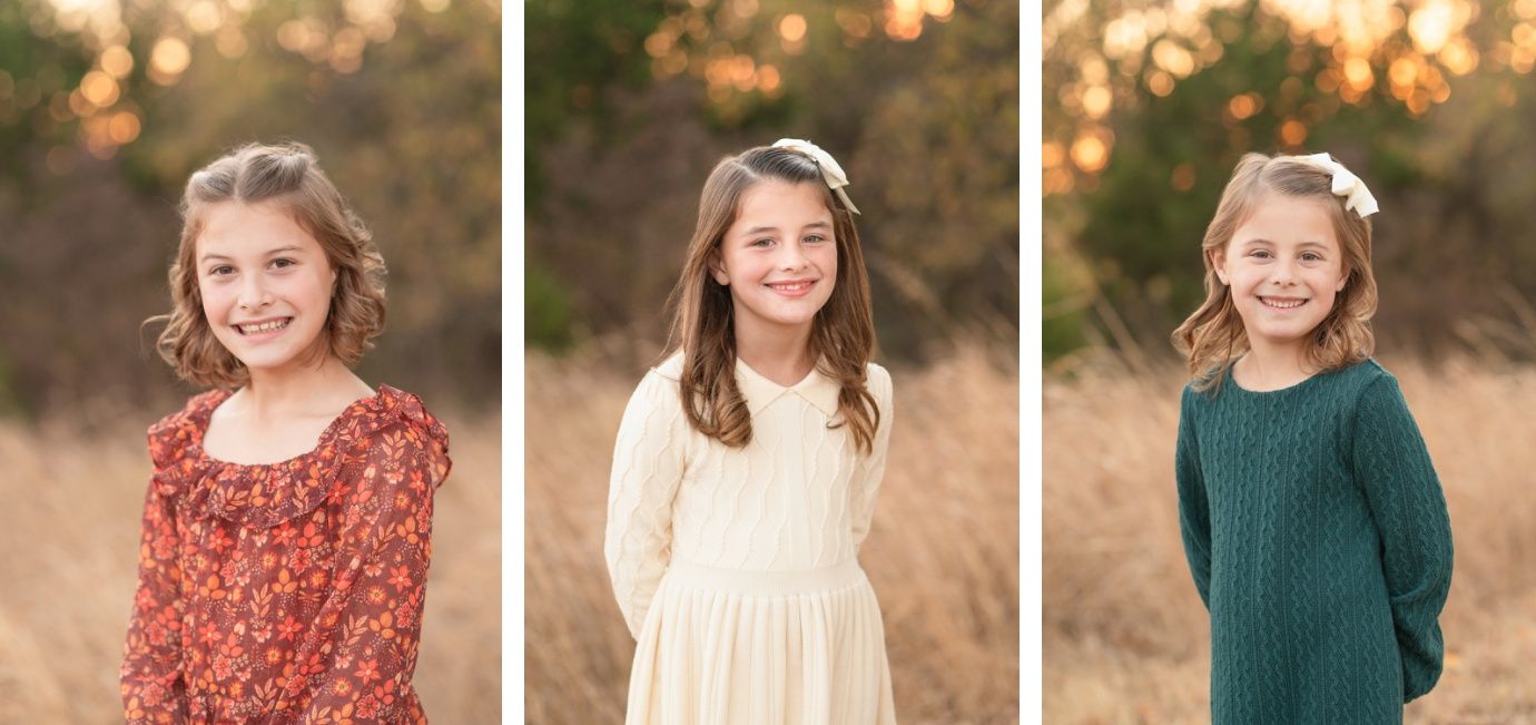 Family of Seven Fall Portrait Session at Private Residence by Bartlesville Family Photographer Kristi Bray