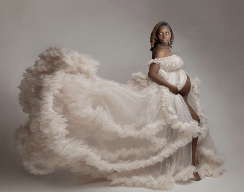 photographe grossesse en studio à Nice