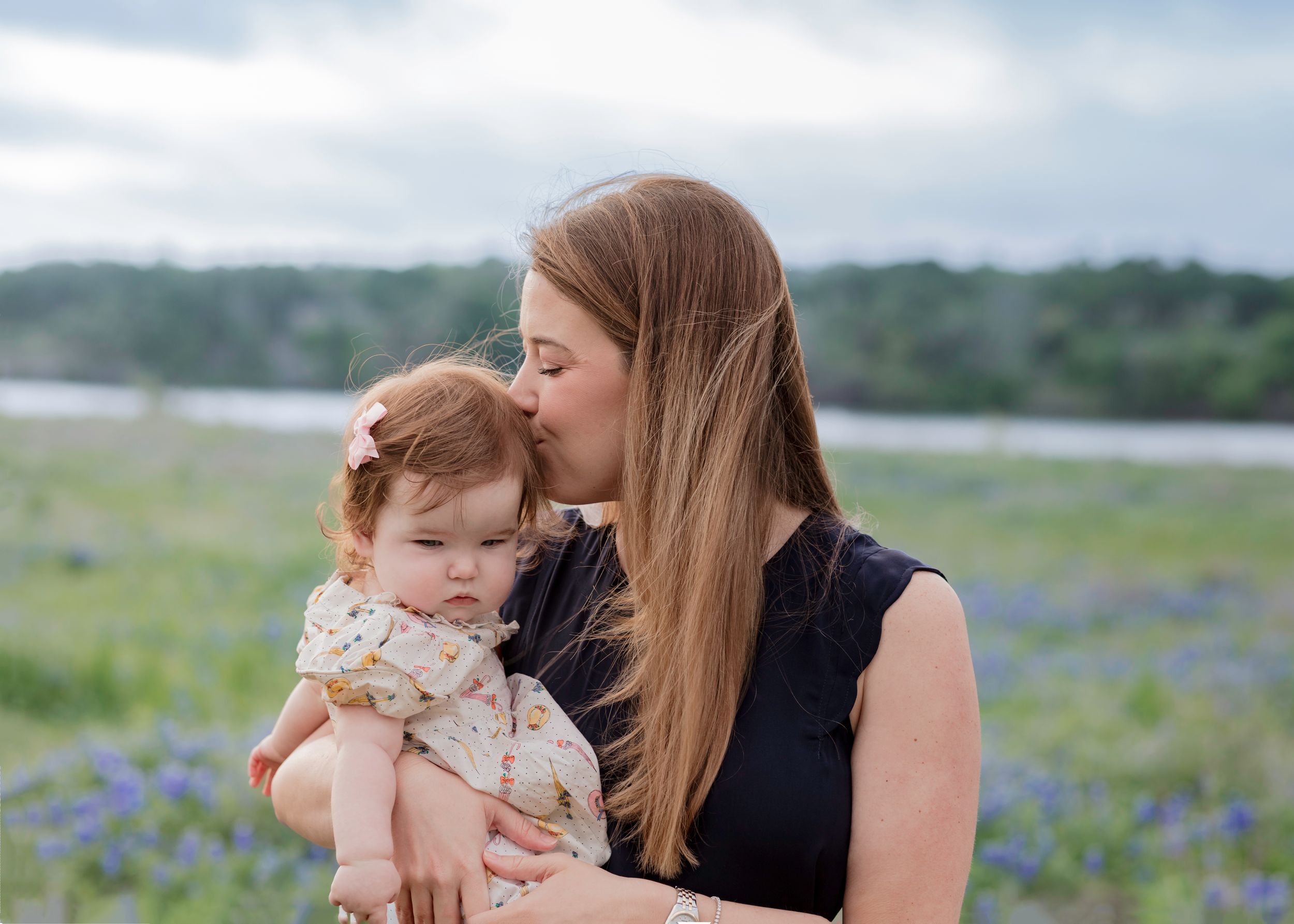 Mother Daughter Bluebonnet Photos Cedar Park Brushy Creek Lake Texas Mini Session