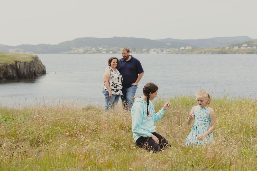 Family session in Trinity East, NL