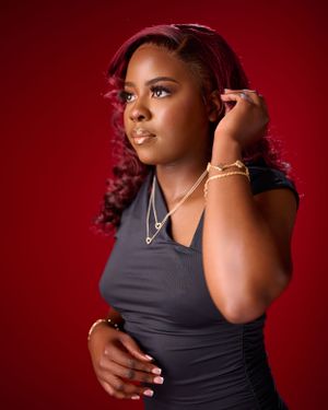 lady with red hair