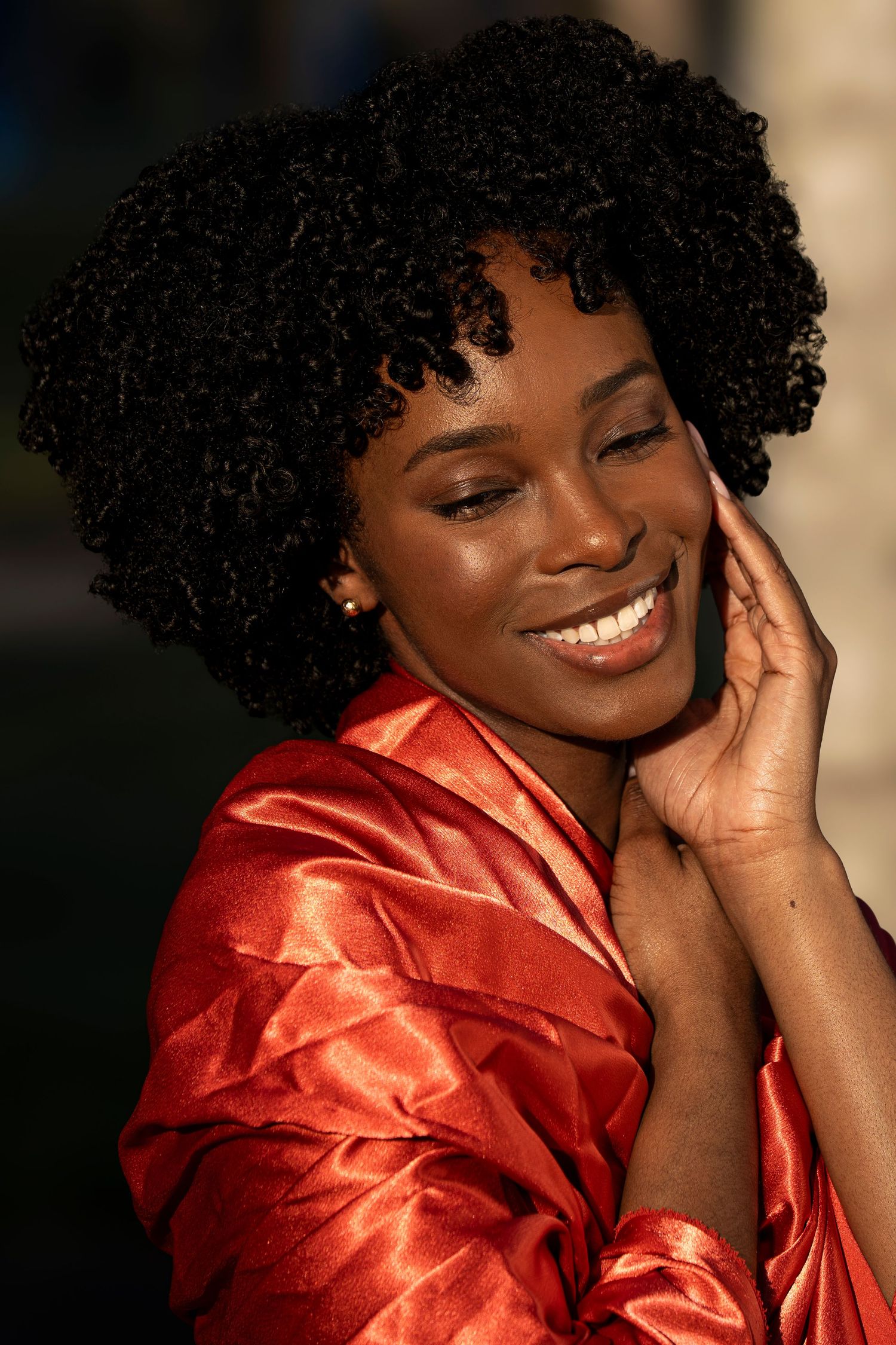 Client during modeling photo walk session in Fort lauderdale, Florida