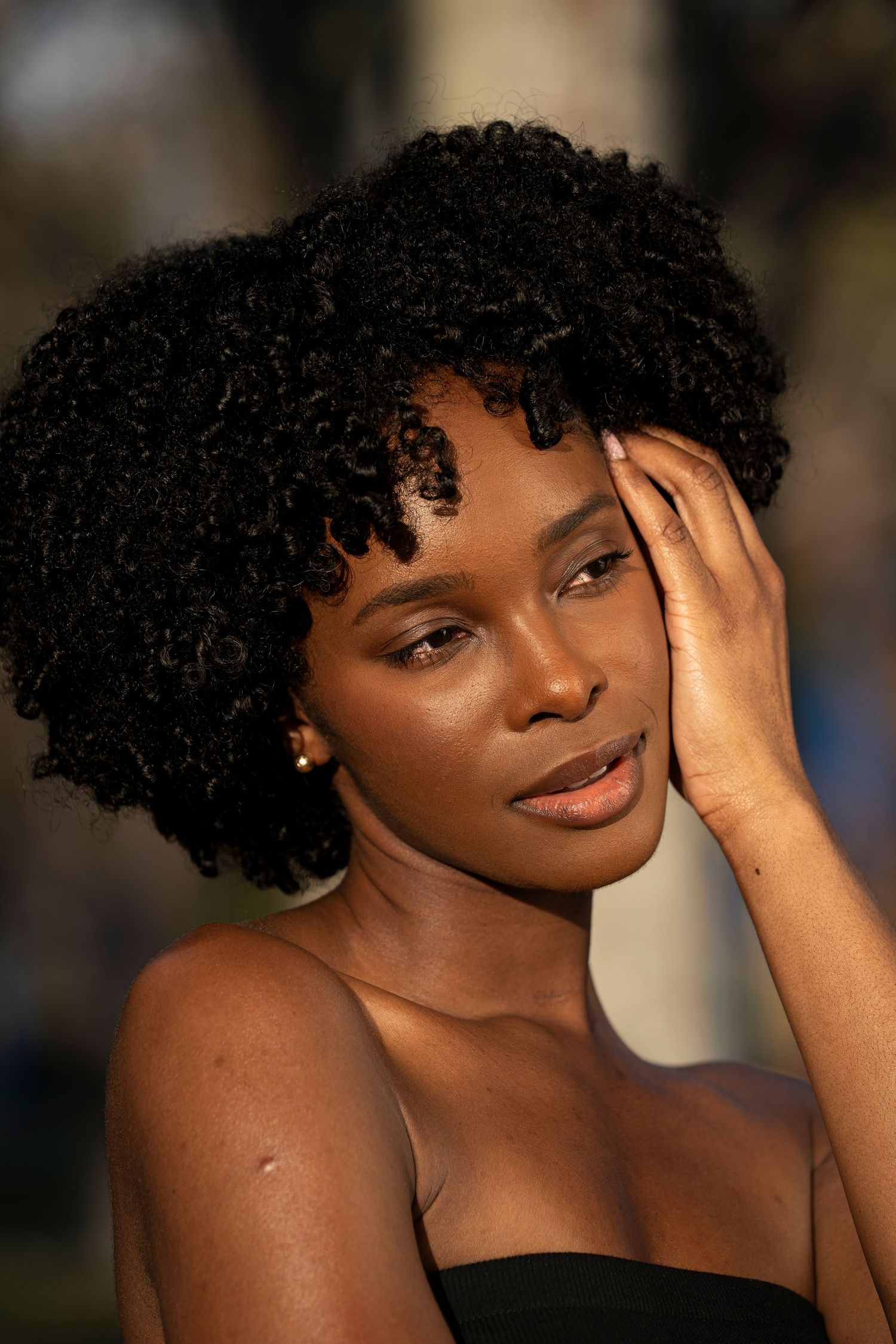 Client during modeling photo walk session in Fort lauderdale, Florida