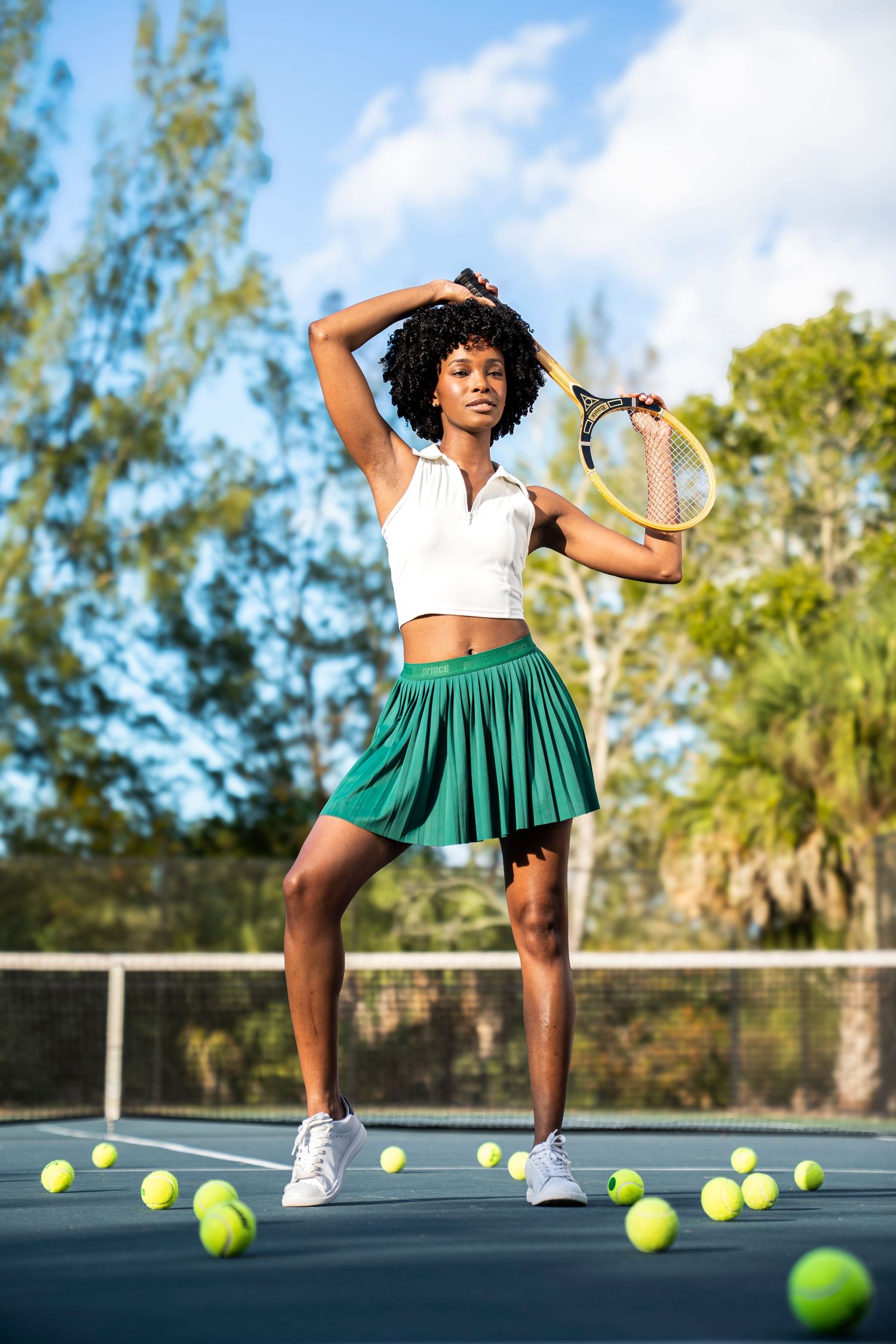 Client during modeling photo walk session in Fort lauderdale, Florida