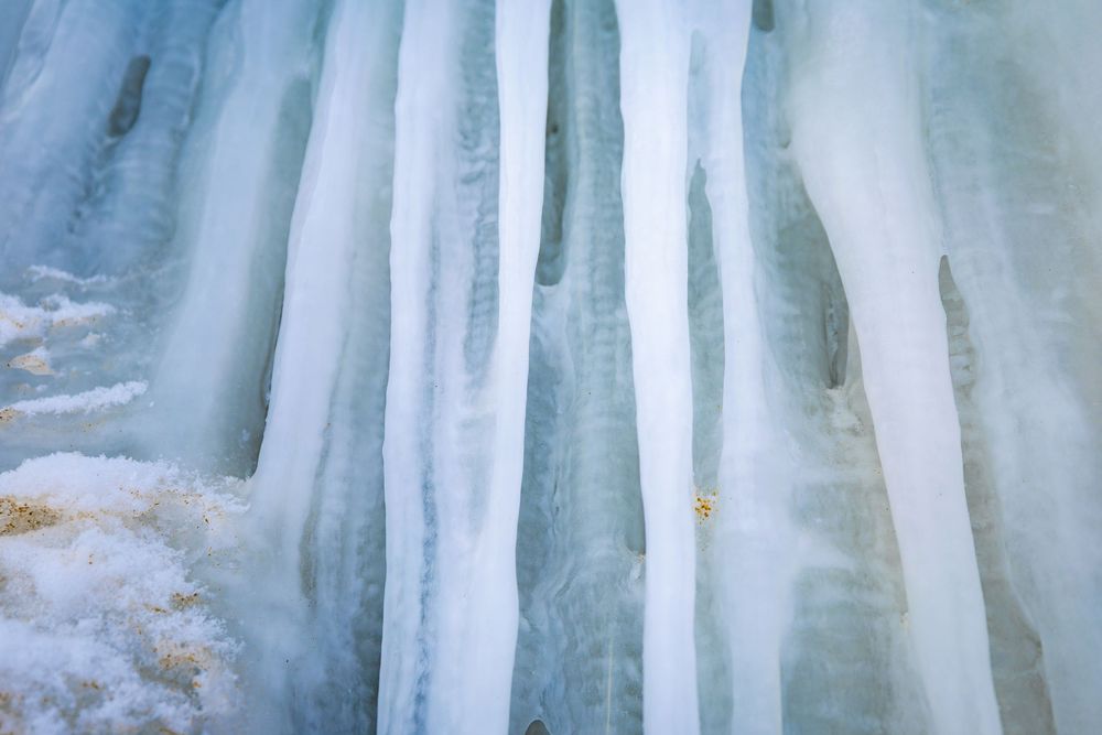 Ice climbing photography at Michigan Ice Fest, USA. Winter and ice climbing photography and film by Jan Virt.