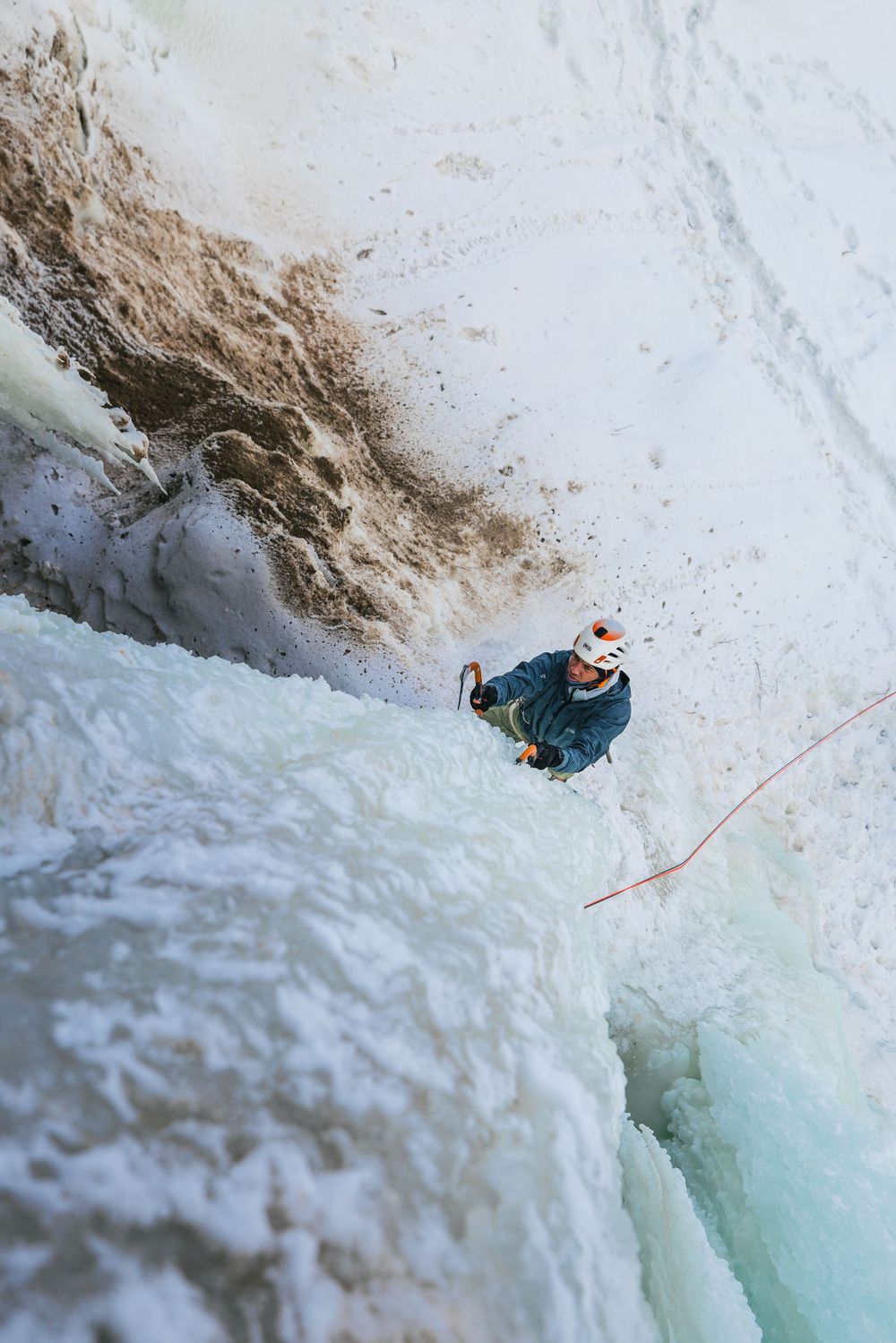 Ice climbing photography at Michigan Ice Fest, USA. Winter and ice climbing photography and film by Jan Virt.
