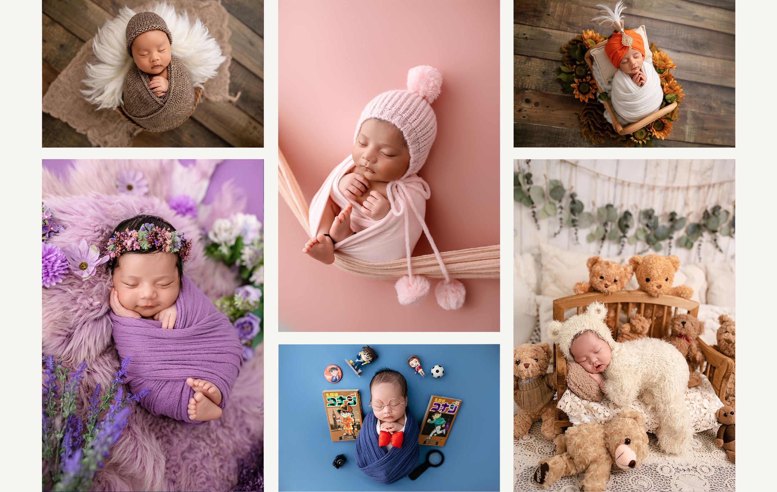 Adelaide newborn photographer Lin Photography - natural baby portrait with lightly vintage style