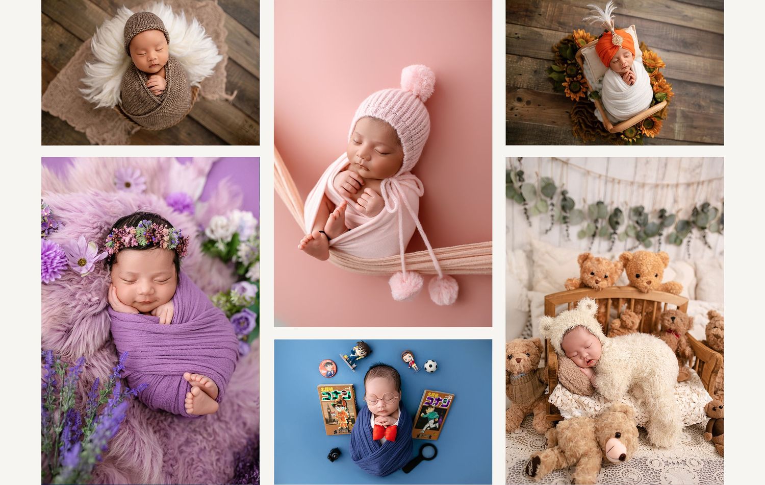 Adelaide newborn photographer Lin Photography - natural baby portrait with lightly vintage style