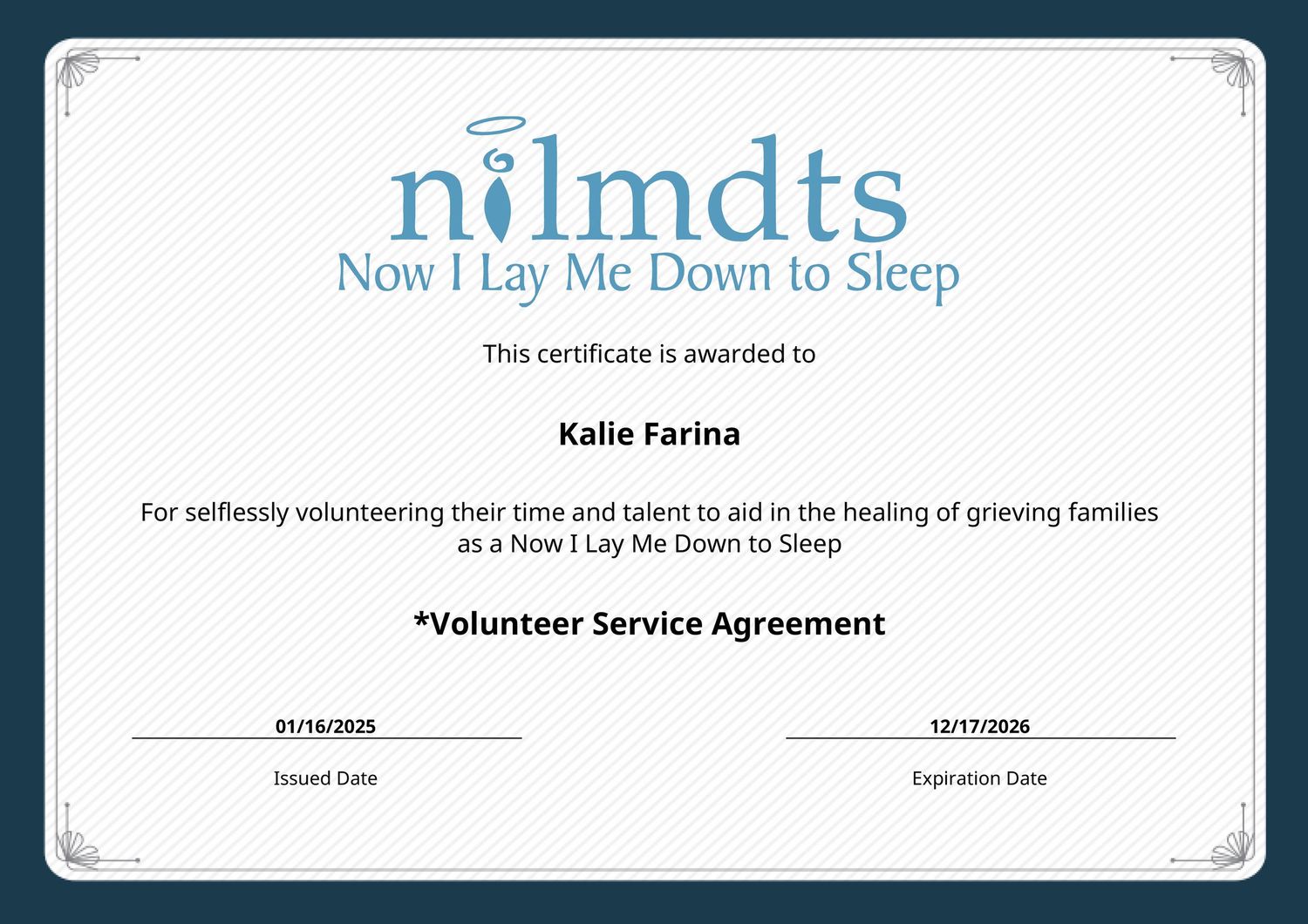 A collection of certificate templates and volunteer service agreement forms arranged in a grid layout.