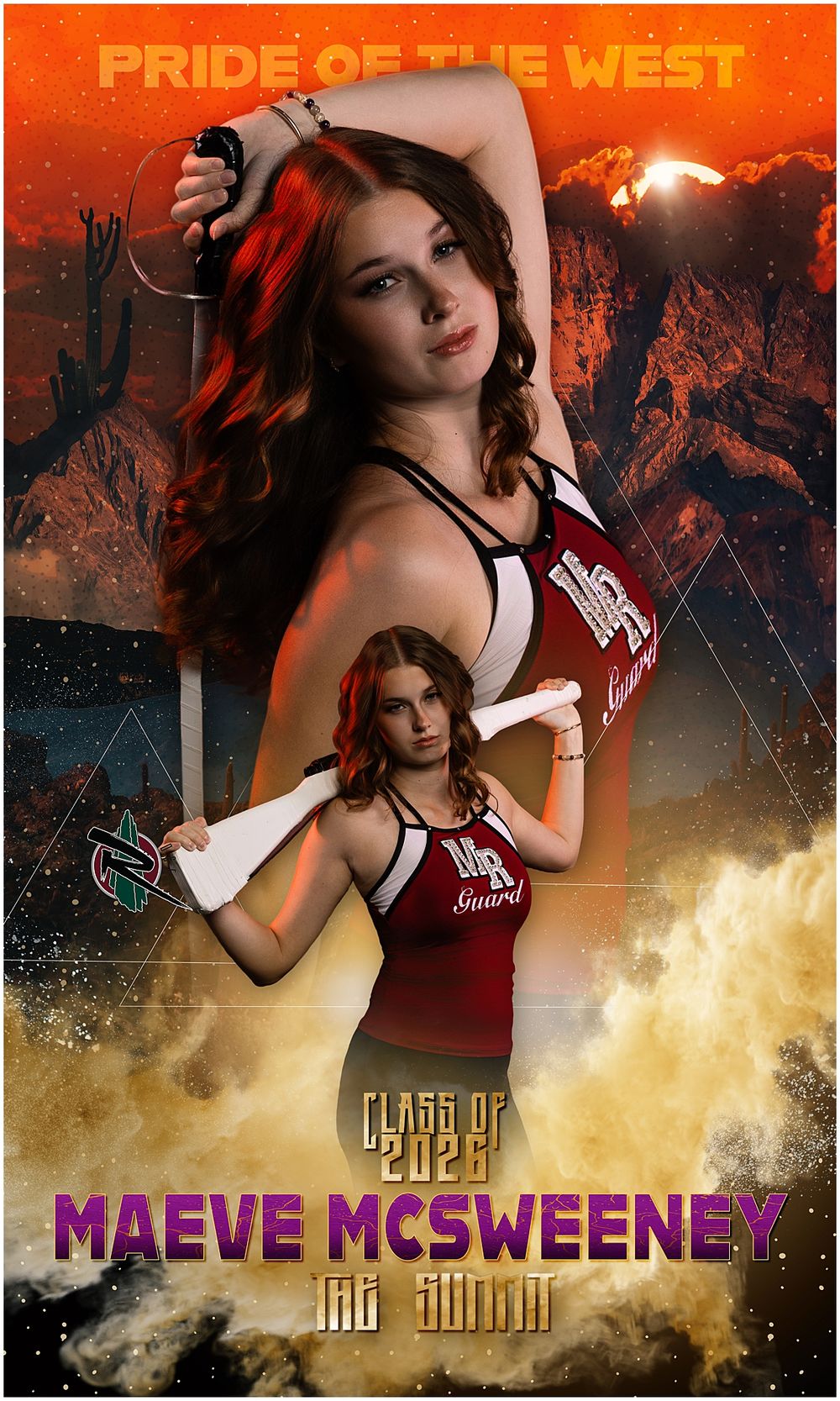AZMBA WGAZ ABODA AZ Banners Marching Band group photos Pictures Phoenix Anjeanette Photography senior pictures