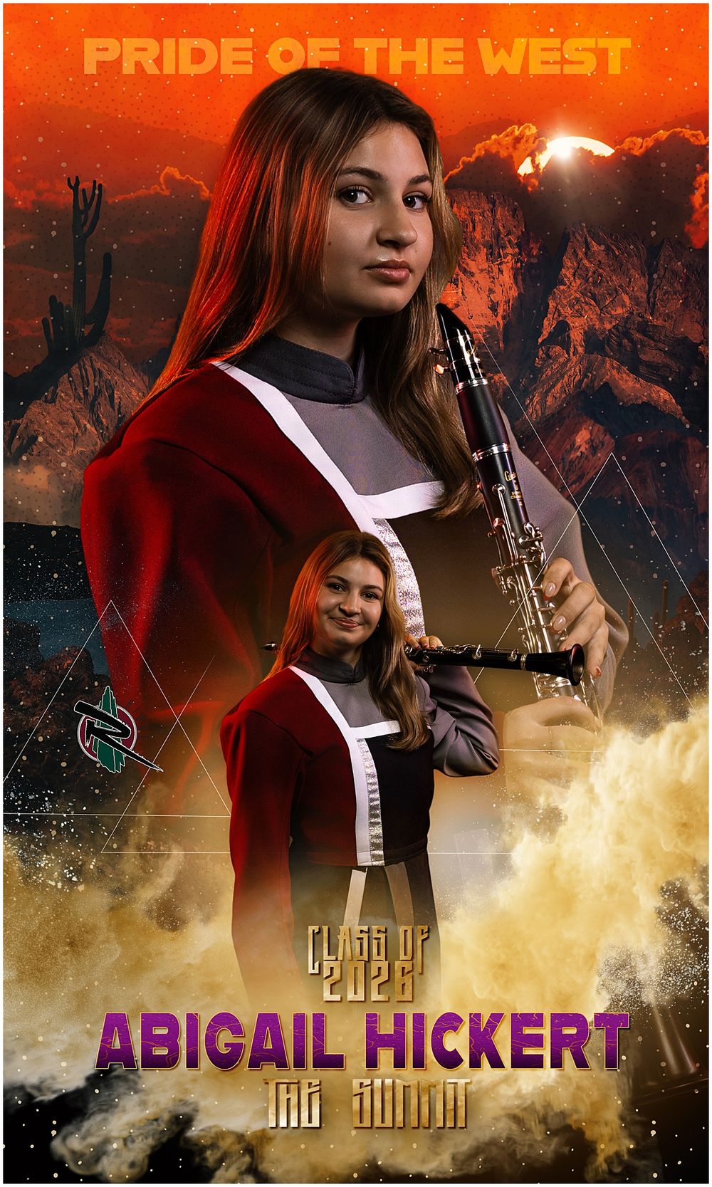 AZMBA WGAZ ABODA AZ Banners Marching Band group photos Pictures Phoenix Anjeanette Photography senior pictures