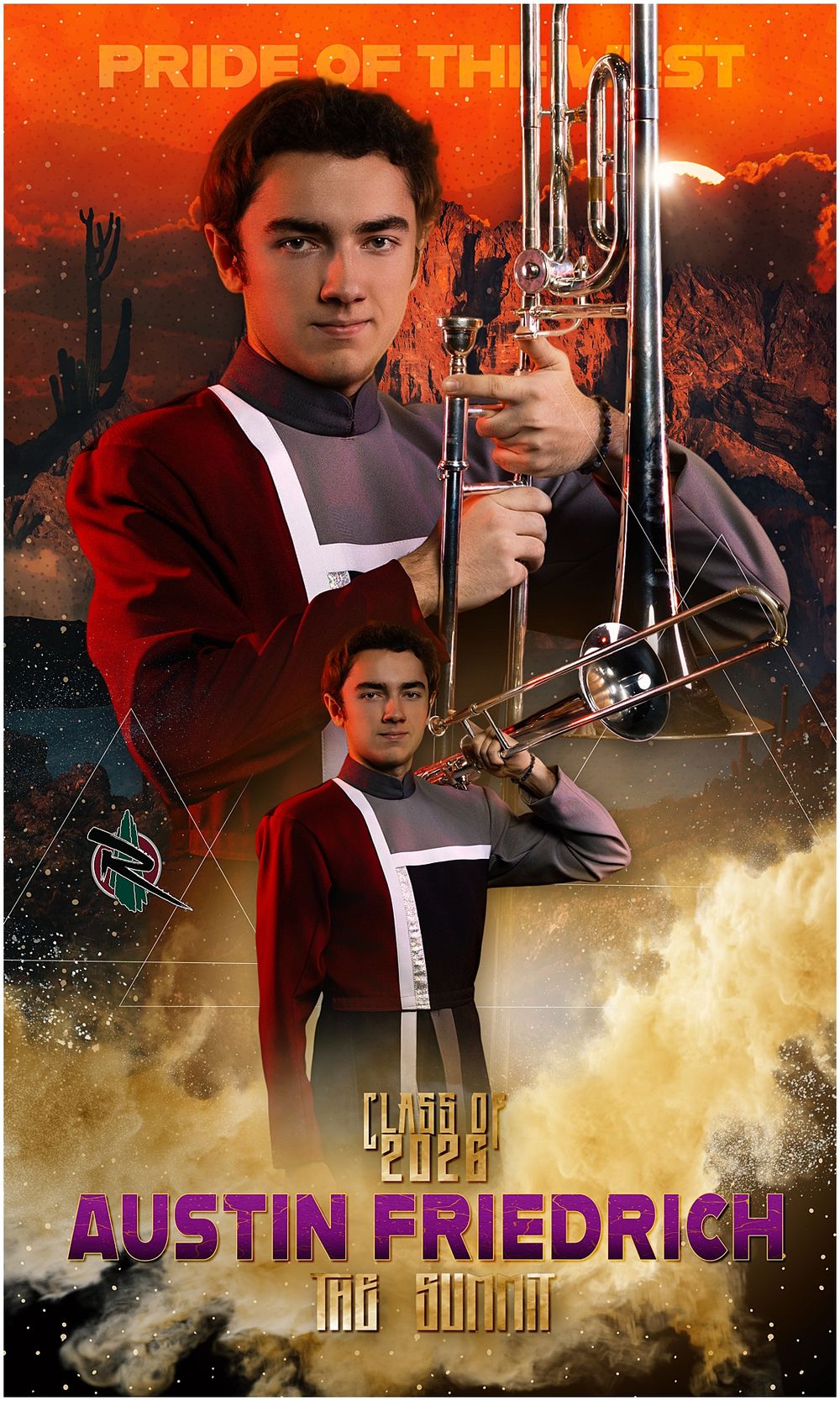 AZMBA WGAZ ABODA AZ Banners Marching Band group photos Pictures Phoenix Anjeanette Photography senior pictures