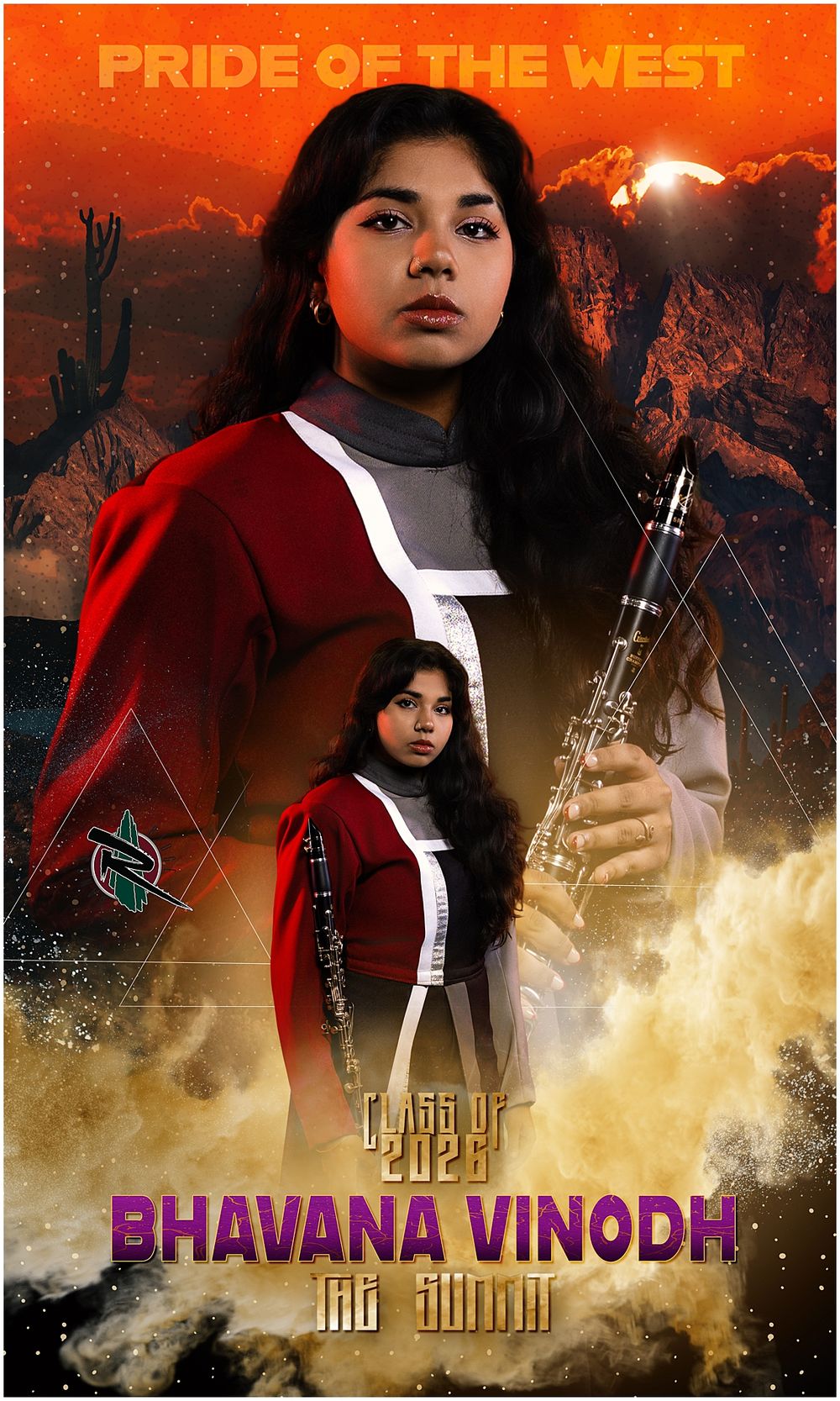 AZMBA WGAZ ABODA AZ Banners Marching Band group photos Pictures Phoenix Anjeanette Photography senior pictures