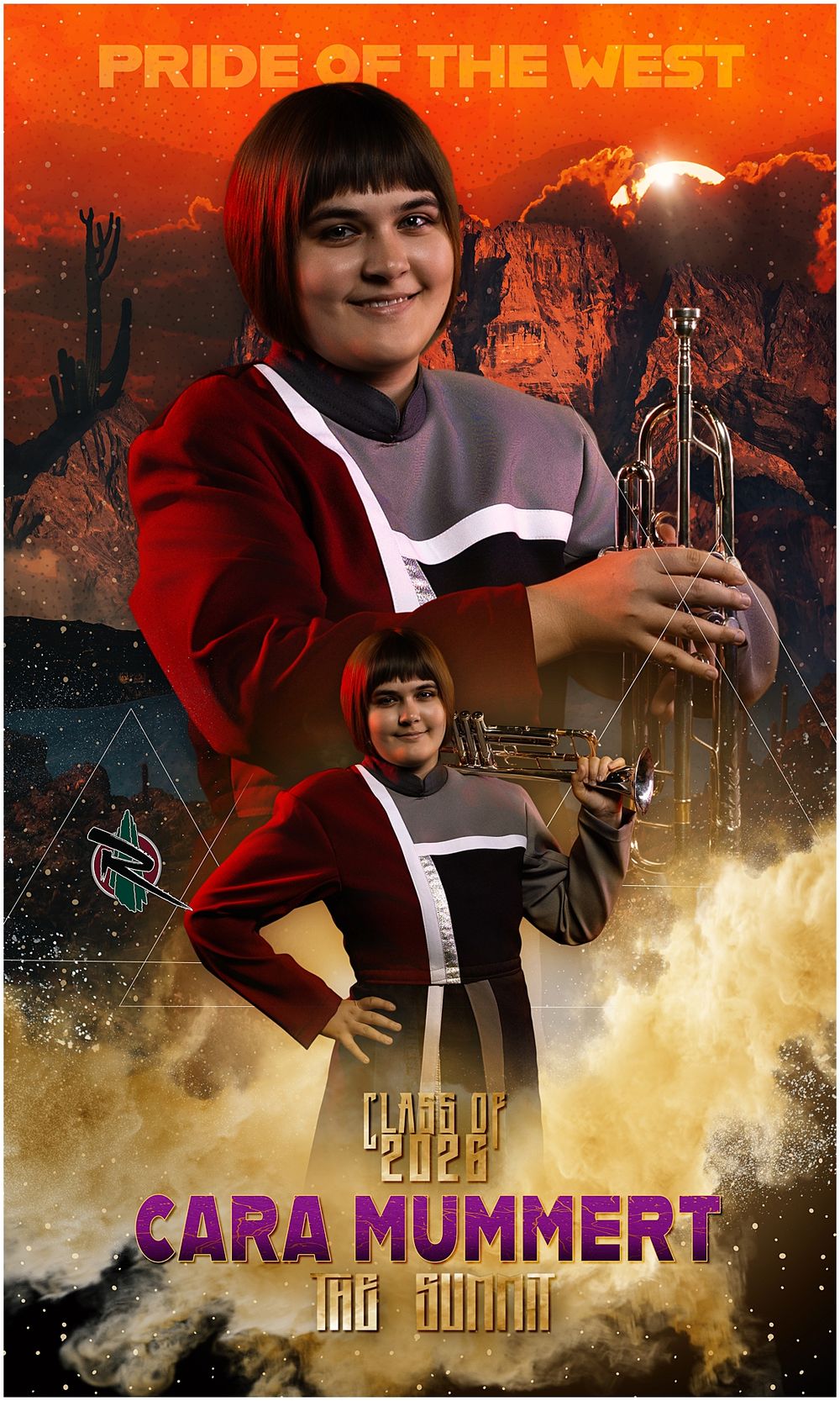 AZMBA WGAZ ABODA AZ Banners Marching Band group photos Pictures Phoenix Anjeanette Photography senior pictures