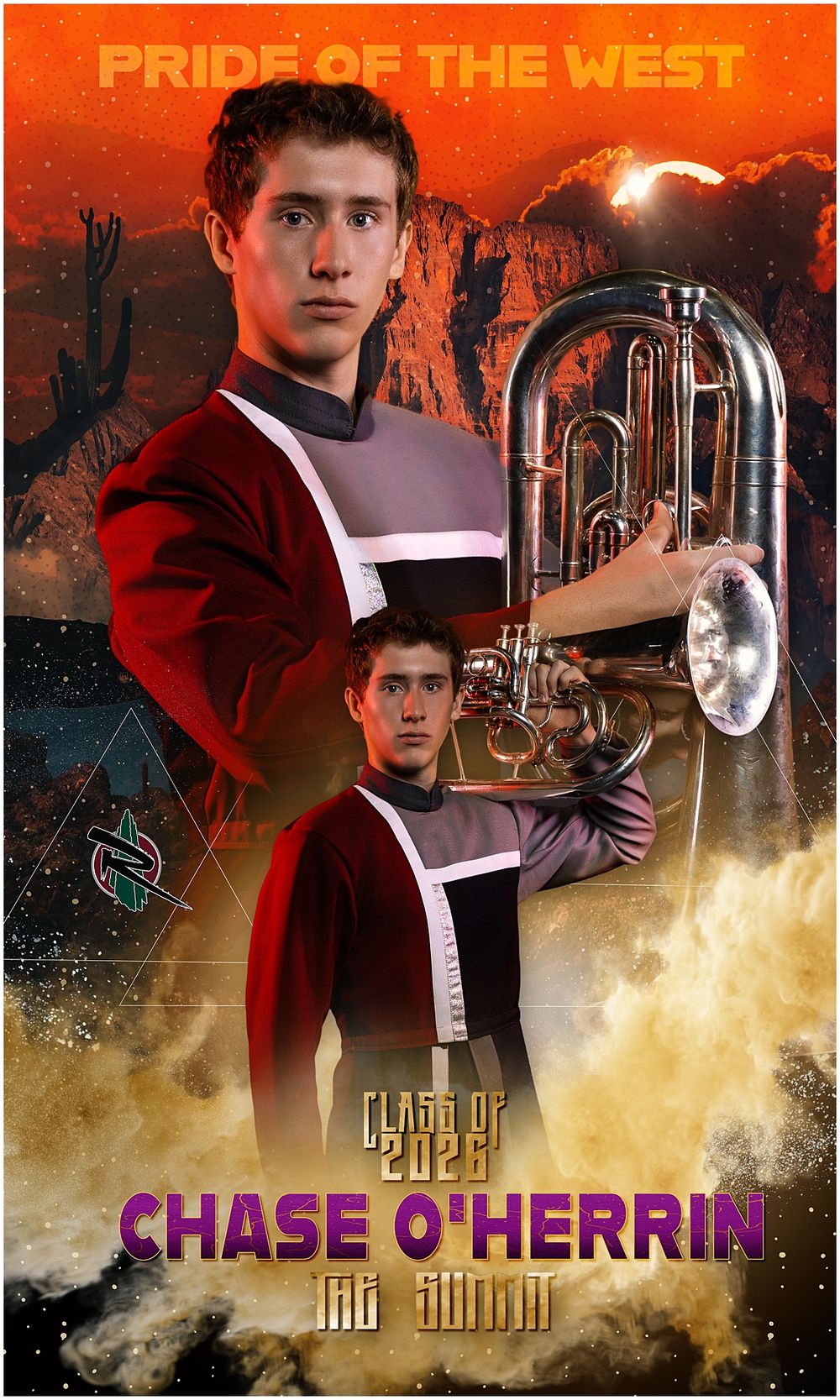 AZMBA WGAZ ABODA AZ Banners Marching Band group photos Pictures Phoenix Anjeanette Photography senior pictures