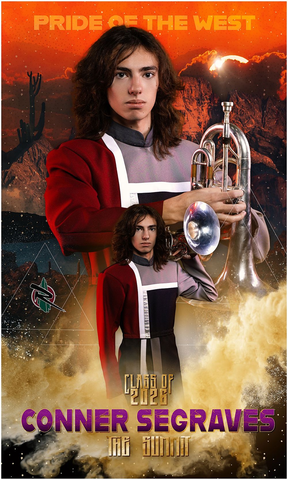 AZMBA WGAZ ABODA AZ Banners Marching Band group photos Pictures Phoenix Anjeanette Photography senior pictures