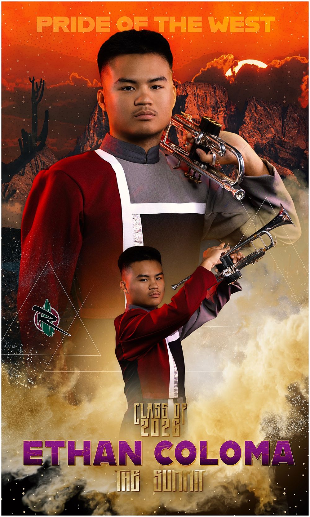AZMBA WGAZ ABODA AZ Banners Marching Band group photos Pictures Phoenix Anjeanette Photography senior pictures