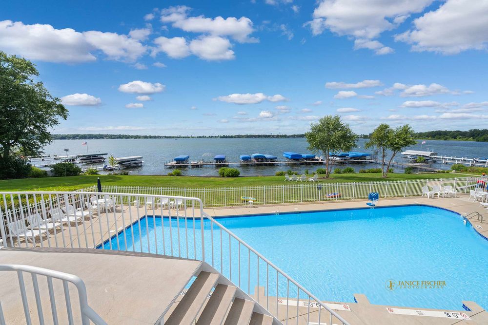 Outdoor Pool and Pier Delavan Wisconsin