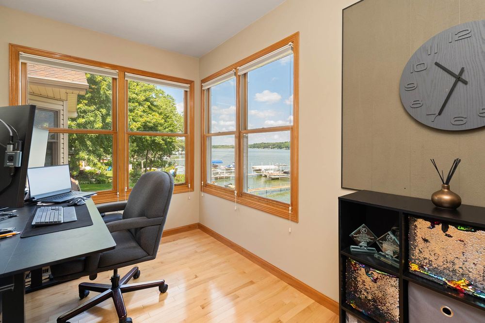 Office with Lake View