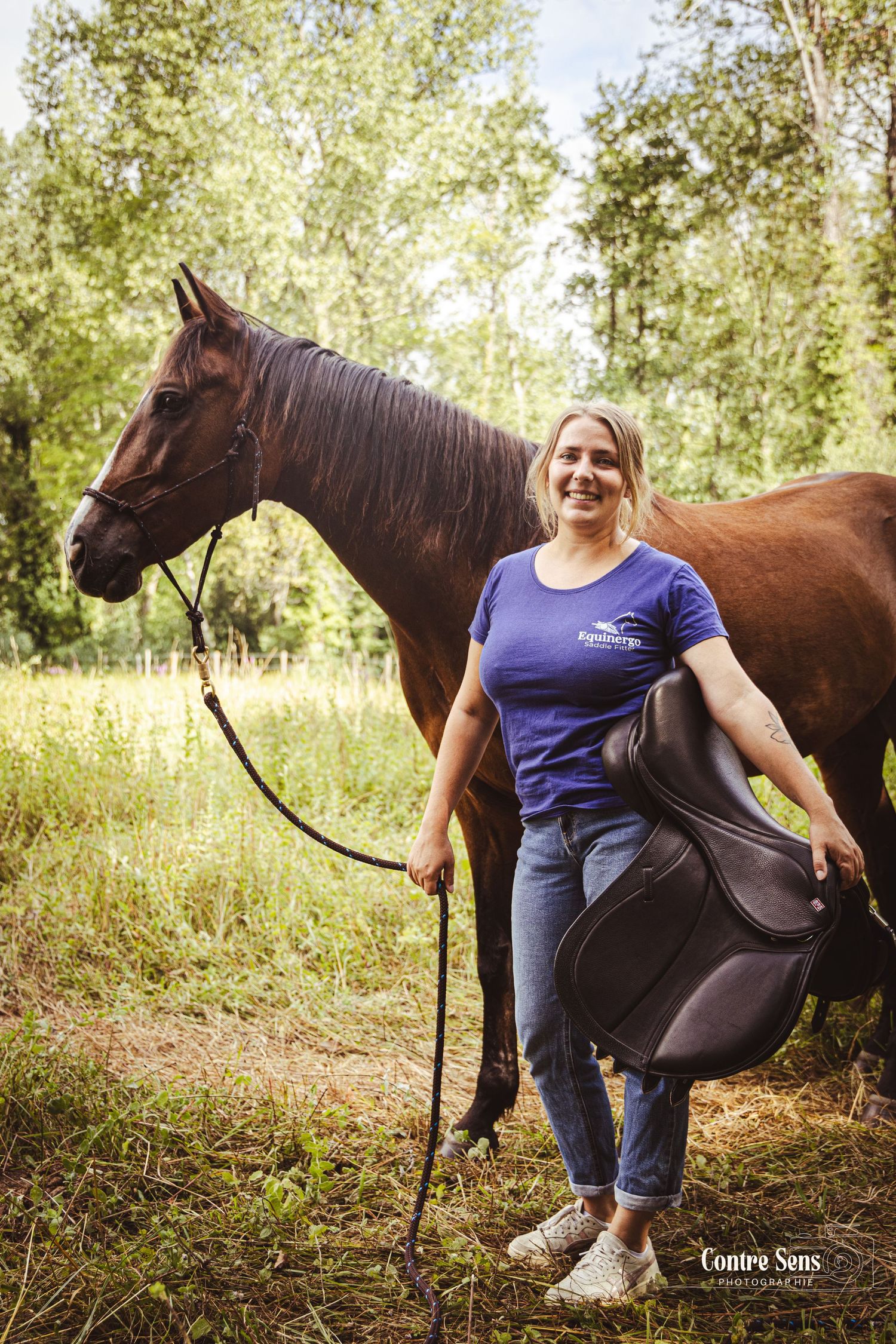 Séance photo saddle fitter