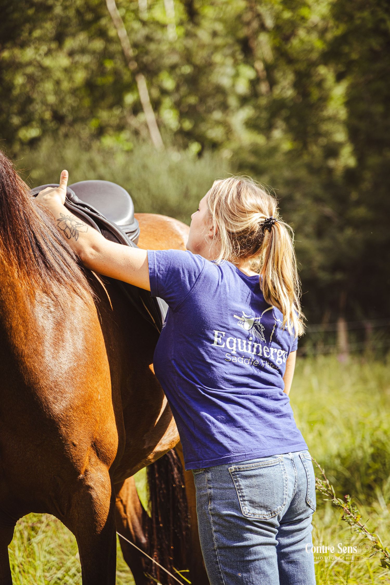 Séance photo saddle fitter