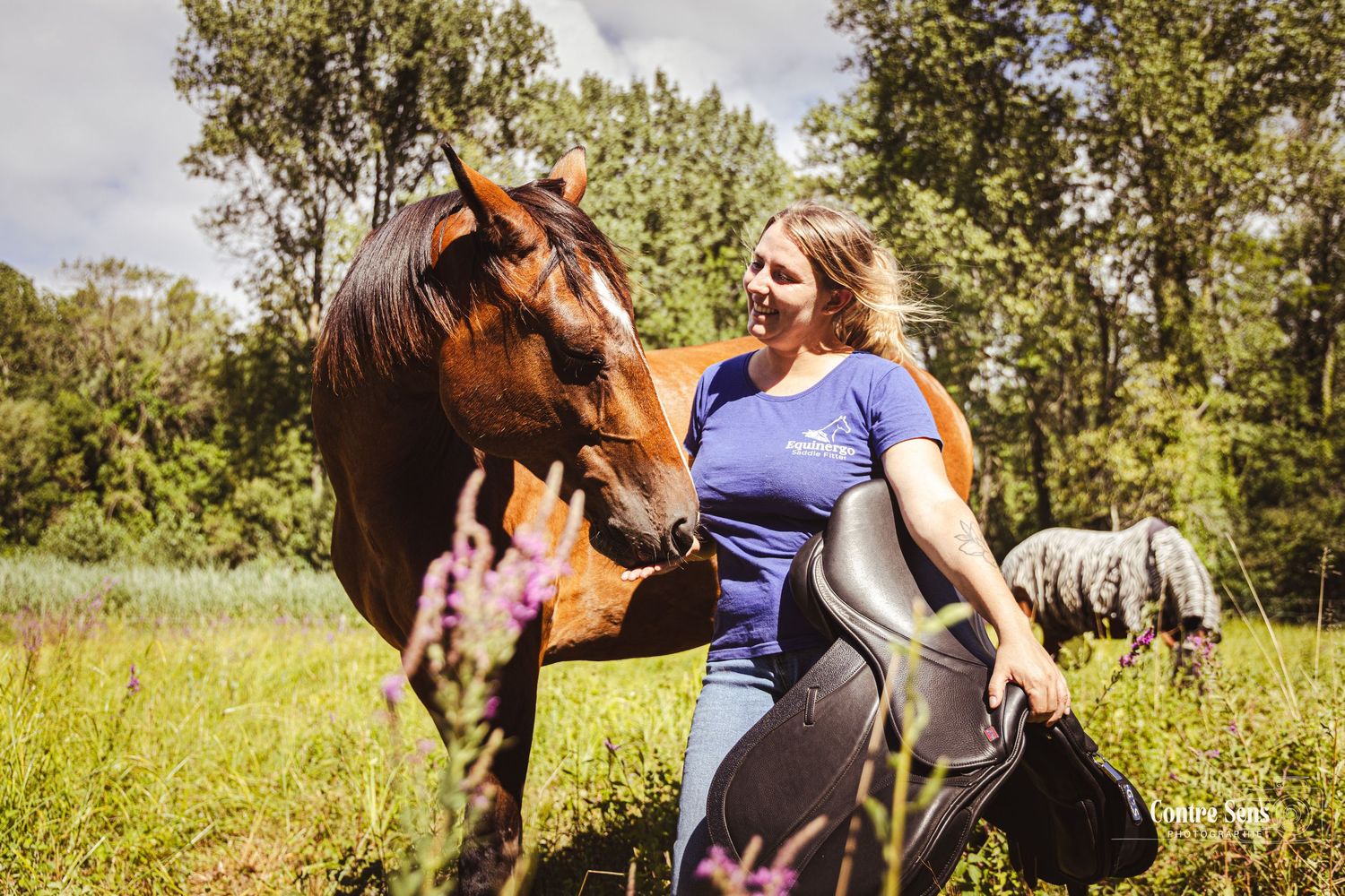 Séance photo saddle fitter