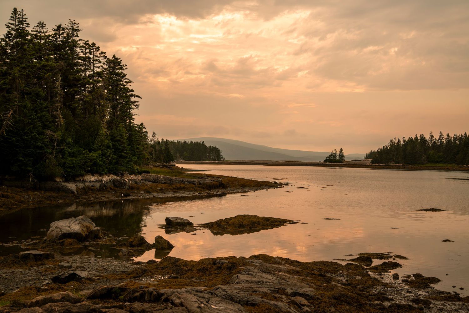 Sunset at Schoodic Point