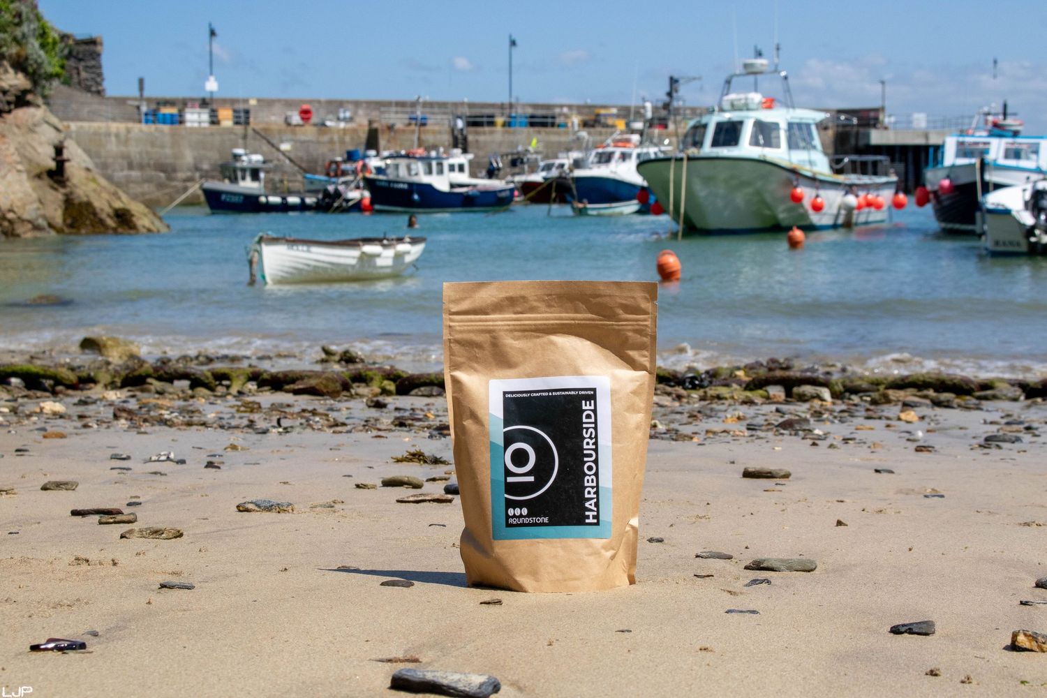 Product photography for Roundstone Coffee