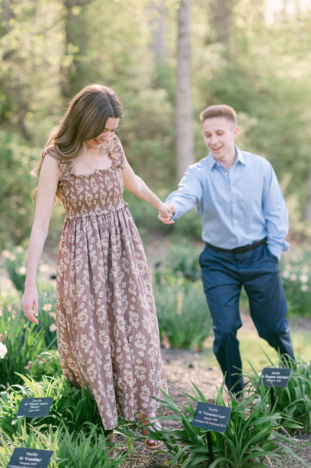 Meadowlark Botanical Gardens Engagement Photography