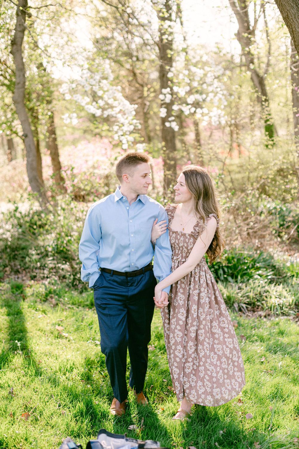 Meadowlark Botanical Gardens Engagement Photography