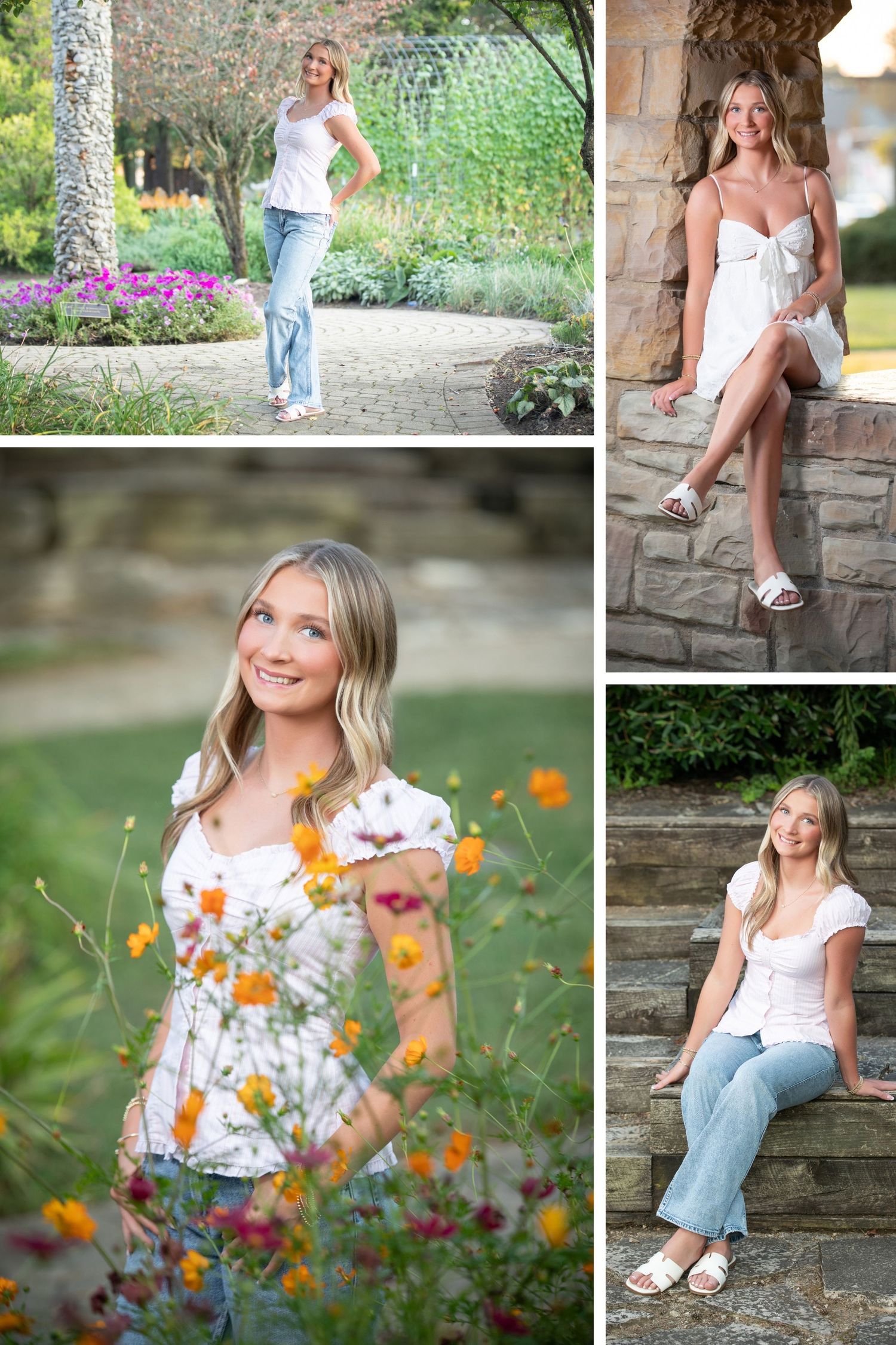 Olentangy senior pictures.  Senior pictures in a meadow.  Floral senior pictures. Senior pictures in a field. Slate Run senior pictures.