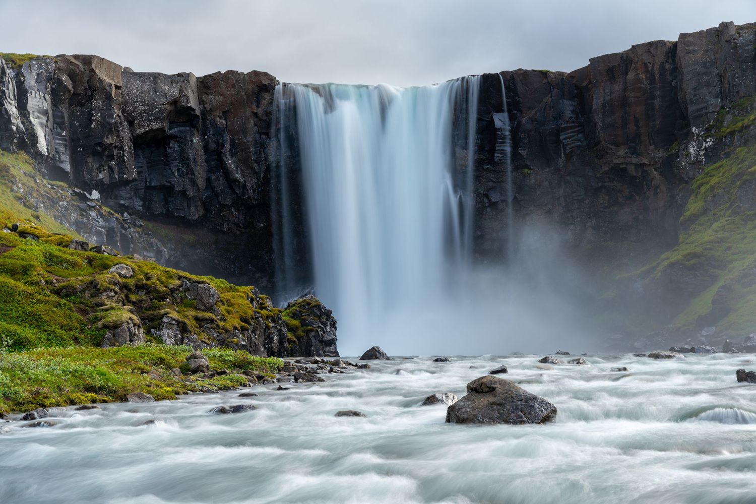 Iceland Waterfall one of many images from around the world available for purchase from John Davis's print store