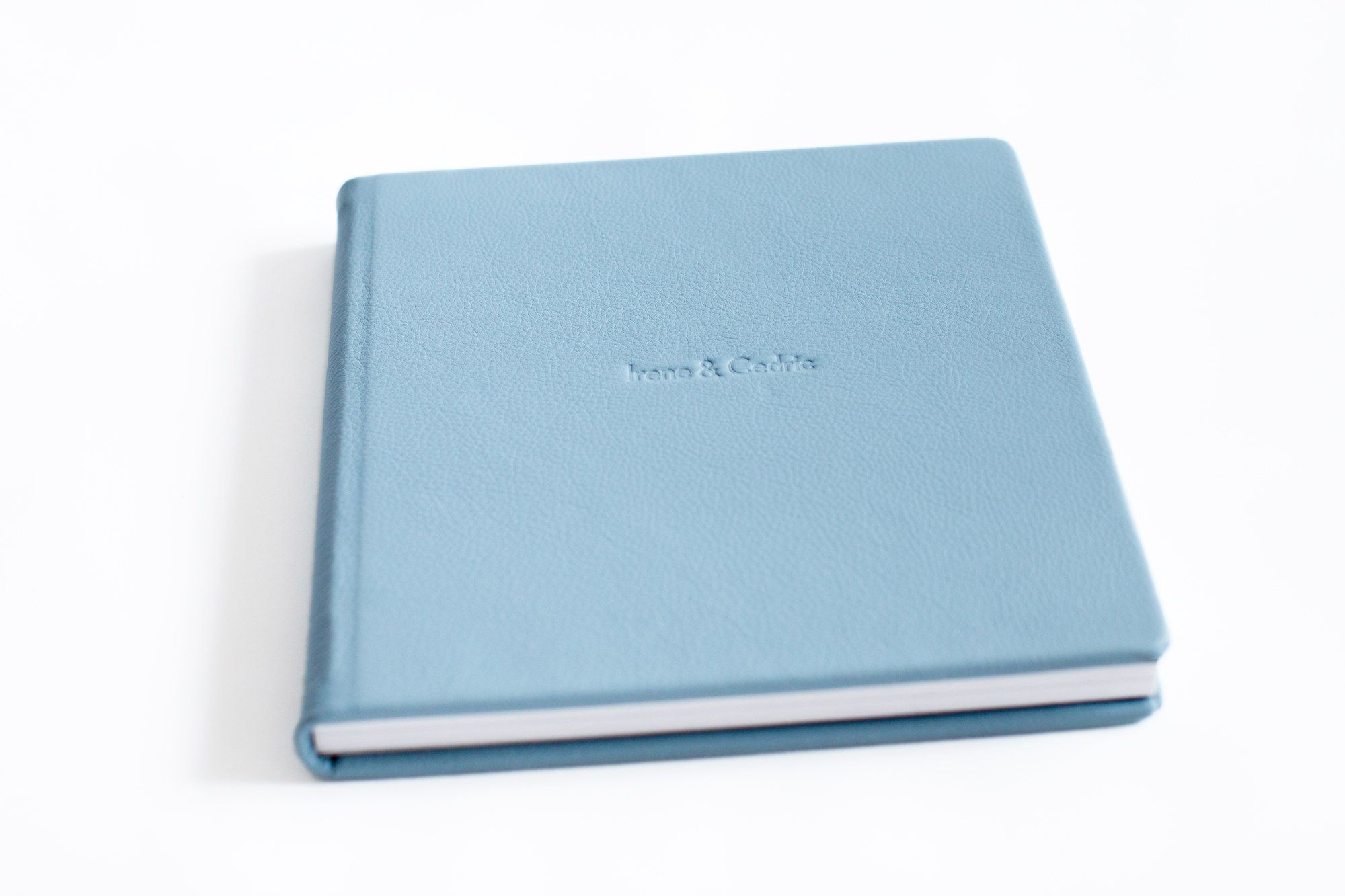 Hochzeitsalbum mit Echtleder-Cover